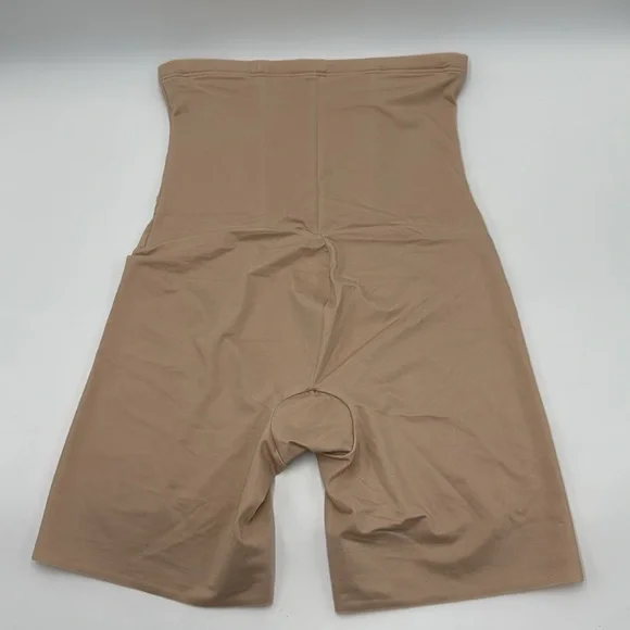 NWT Slim-Shaper by Miracle Brands Hi-Waist Thigh Slimmer - Size L (Nude) - Picture 4 of 12